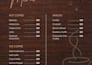 craft a sophisticated and modern coffee menu design